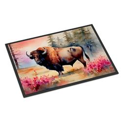0.15 x 18 x 27 in. Wood Bison Doormat