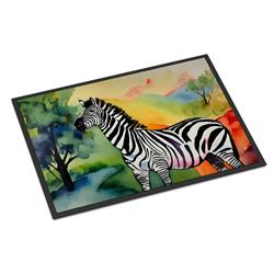 0.15 x 18 x 27 in. Zebra Doormat