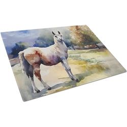 0.2 x 15 x 12 in. Llama Glass Cutting Board, Large
