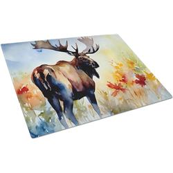 0.2 x 15 x 12 in. Moose Glass Cutting Board, Large