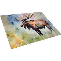 0.2 x 15 x 12 in. Moose Glass Cutting Board, Large