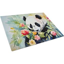 0.2 x 15 x 12 in. Panda Glass Cutting Board, Large