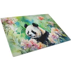 0.2 x 15 x 12 in. Panda Glass Cutting Board, Large
