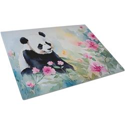 0.2 x 15 x 12 in. Panda Glass Cutting Board, Large