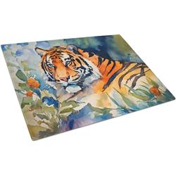 0.2 x 15 x 12 in. Tiger Glass Cutting Board, Large