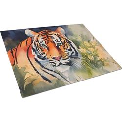 0.2 x 15 x 12 in. Tiger Glass Cutting Board, Large