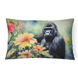 3 x 16 x 12 in. Gorilla Throw Pillow
