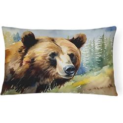 3 x 16 x 12 in. Grizzly Bear Throw Pillow