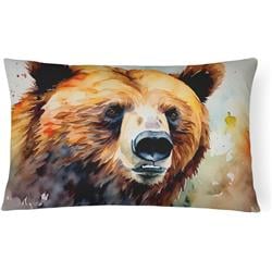 3 x 16 x 12 in. Grizzly Bear Throw Pillow