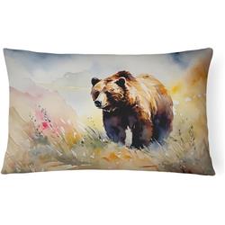 3 x 16 x 12 in. Grizzly Bear Throw Pillow