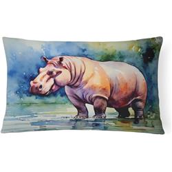 3 x 16 x 12 in. Hippopotamus Throw Pillow
