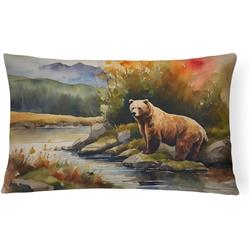 3 x 16 x 12 in. Kodiak Bear Throw Pillow