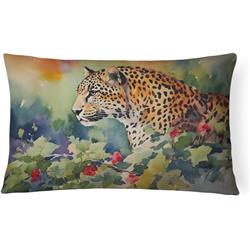 3 x 16 x 12 in. Leopard Throw Pillow