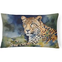 3 x 16 x 12 in. Leopard Throw Pillow