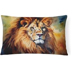 3 x 16 x 12 in. Lion Throw Pillow