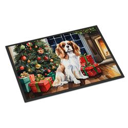 0.15 x 24 x 36 in. Cavalier Spaniel Cozy Christmas Doormat