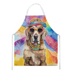 Picture of Carolines Treasures DAC2568APRON 0.01 x 30 x 27 in. Weimaraner Hippie Dawg Apron
