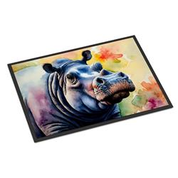 0.15 x 18 x 27 in. Hippopotamus Doormat