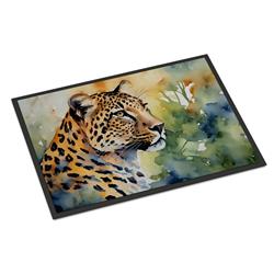 0.15 x 18 x 27 in. Leopard Doormat