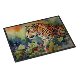 0.15 x 18 x 27 in. Leopard Doormat