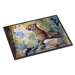 0.15 x 18 x 27 in. Leopard Doormat