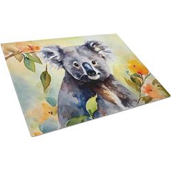 15 x 12 in. Koala Glass Cutting Board - Large