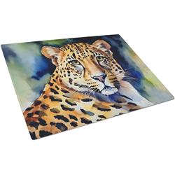 15 x 12 in. Leopard Glass Cutting Board - Large