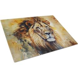 15 x 12 in. Lion Glass Cutting Board - Large