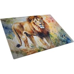 15 x 12 in. Lion Glass Cutting Board - Large