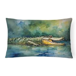 16 x 12 in. Crocodile Throw Pillow