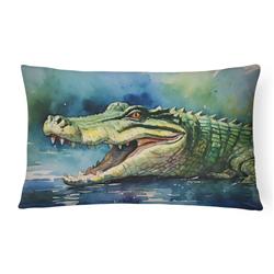 16 x 12 in. Crocodile Throw Pillow