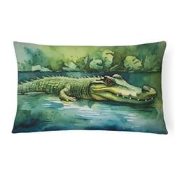 16 x 12 in. Crocodile Throw Pillow