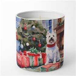 3.75 x 3.25 in. Westie Cozy Christmas Decorative Soy Candle