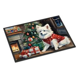 24 x 36 in. American Eskimo Cozy Christmas Doormat