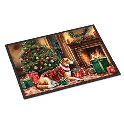 24 x 36 in. American Foxhound Cozy Christmas Doormat