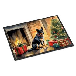 24 x 36 in. Australian Cattle Dog Cozy Christmas Doormat