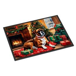24 x 36 in. Boxer Cozy Christmas Doormat