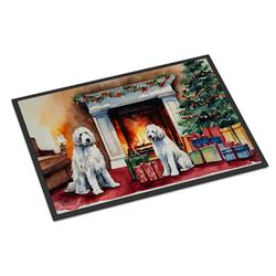 18 x 27 in. Komondor Cozy Christmas Doormat