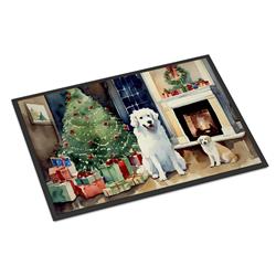 18 x 27 in. Kuvasz Cozy Christmas Doormat