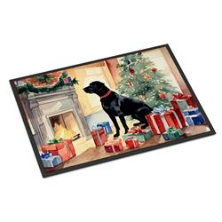 18 x 27 in. Labrador Retriever Cozy Christmas Doormat