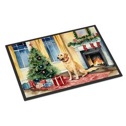 18 x 27 in. Labrador Retriever Cozy Christmas Doormat