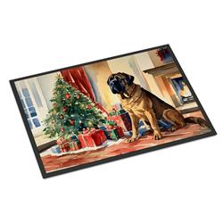 18 x 27 in. Mastiff Cozy Christmas Doormat