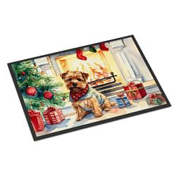 18 x 27 in. Norfolk Terrier Cozy Christmas Doormat