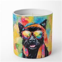 3.75 x 3.25 in. Scottish Terrier Hippie Dawg Decorative Soy Candle