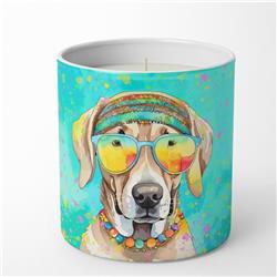 3.75 x 3.25 in. Weimaraner Hippie Dawg Decorative Soy Candle
