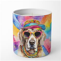 3.75 x 3.25 in. Weimaraner Hippie Dawg Decorative Soy Candle