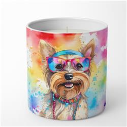 3.75 x 3.25 in. Yorkshire Terrier Hippie Dawg Decorative Soy Candle
