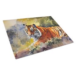 15 x 12 in. Bengal Tiger Glass Cutting Board - Large