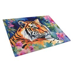 15 x 12 in. Bengal Tiger Glass Cutting Board - Large