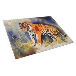 15 x 12 in. Bengal Tiger Glass Cutting Board - Large